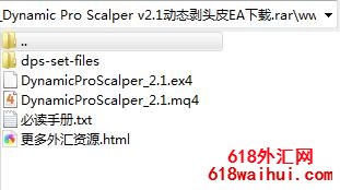 Dynamic Pro Scalper v2.1动态剥头皮EA下载